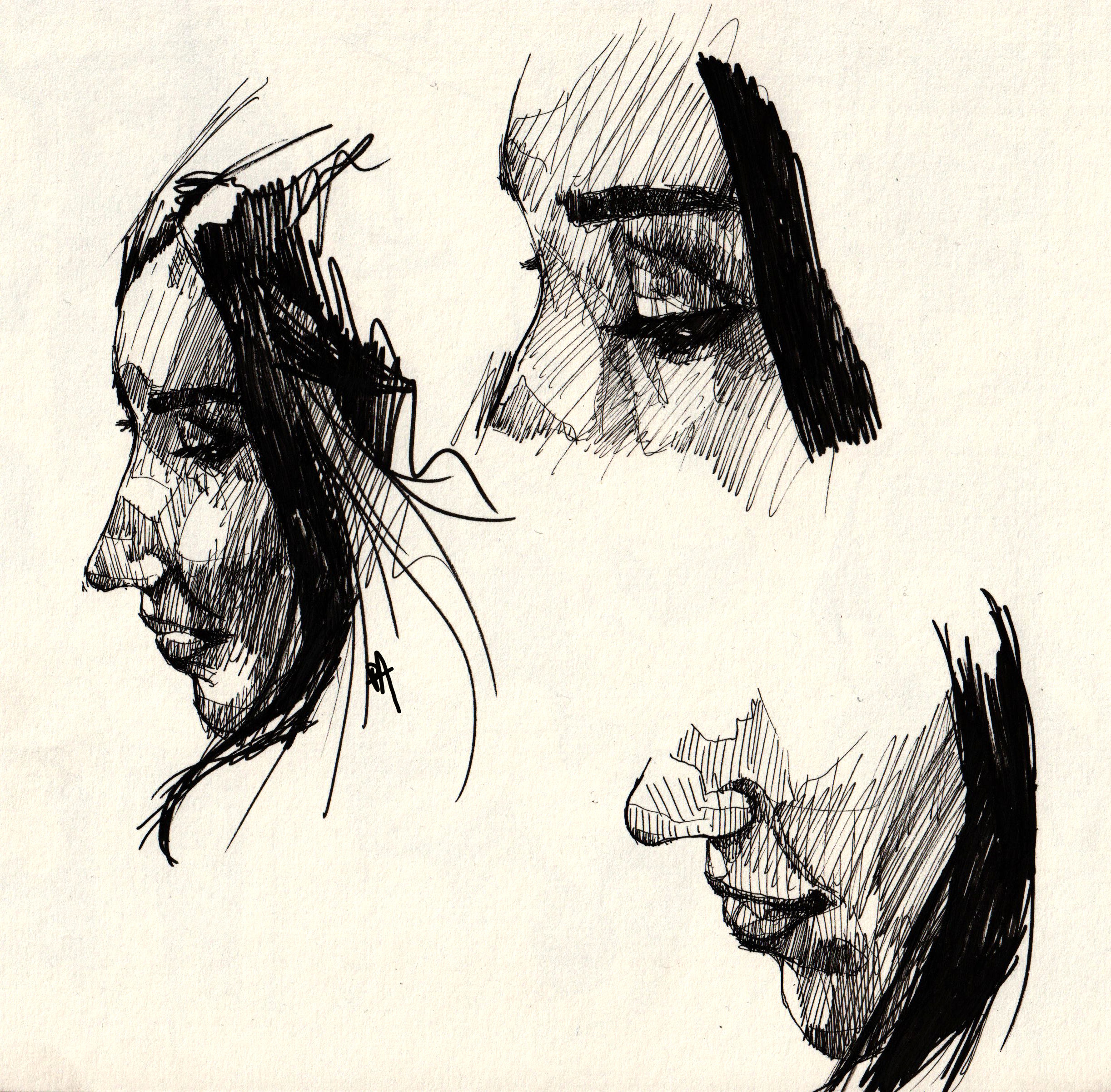 Croquis visage